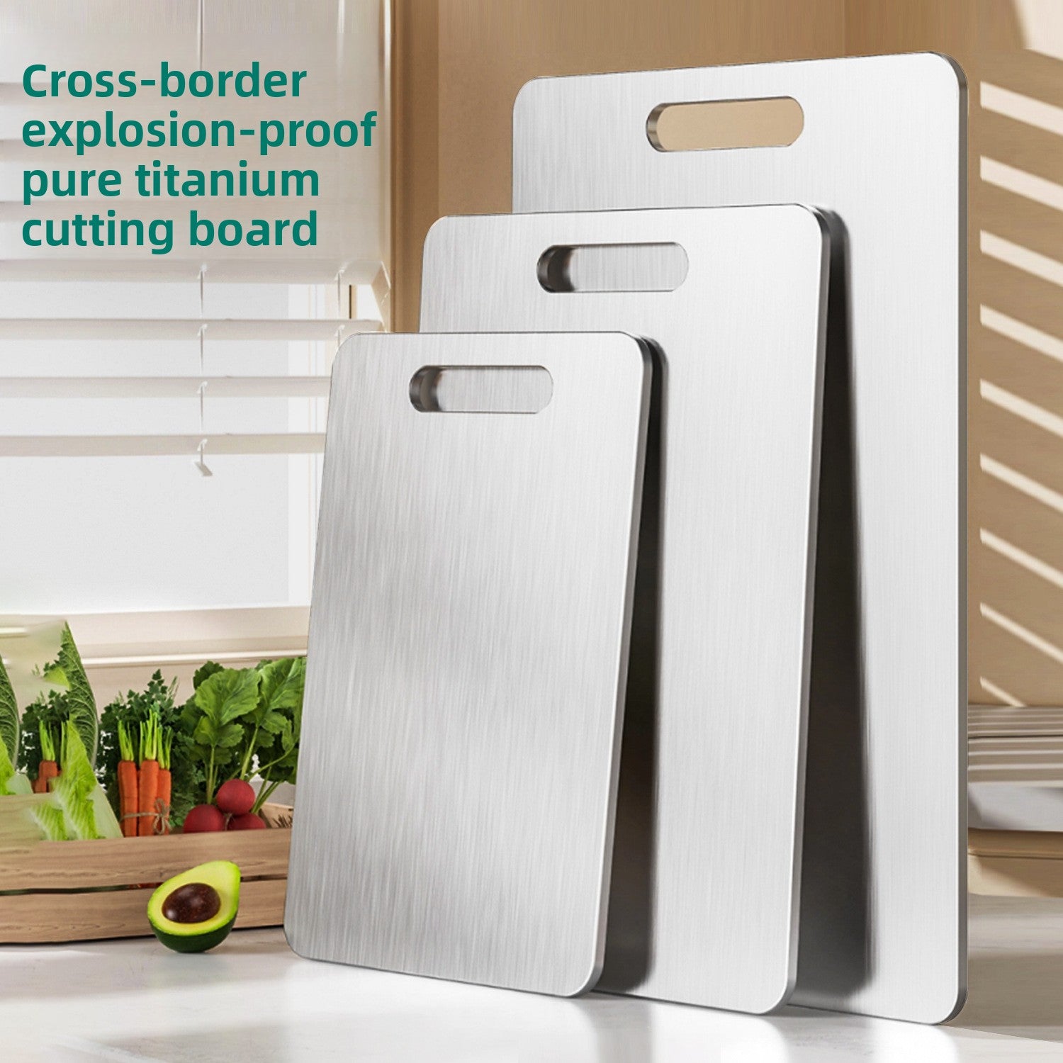 Pure Titanium Cutting Board