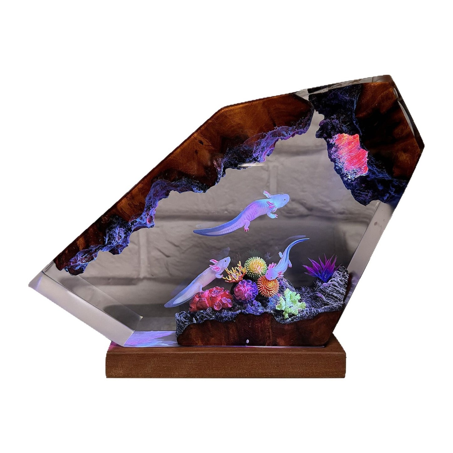 Mexican Salamander Resin Art Lamp