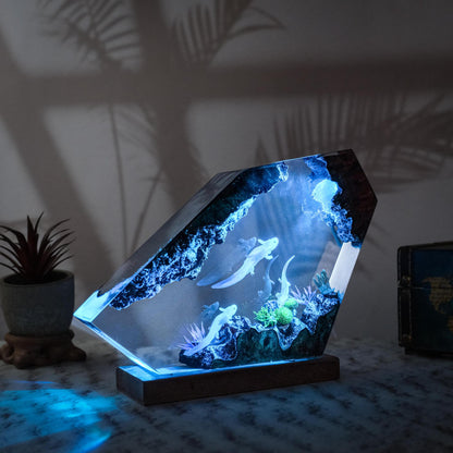 Mexican Salamander Resin Art Lamp
