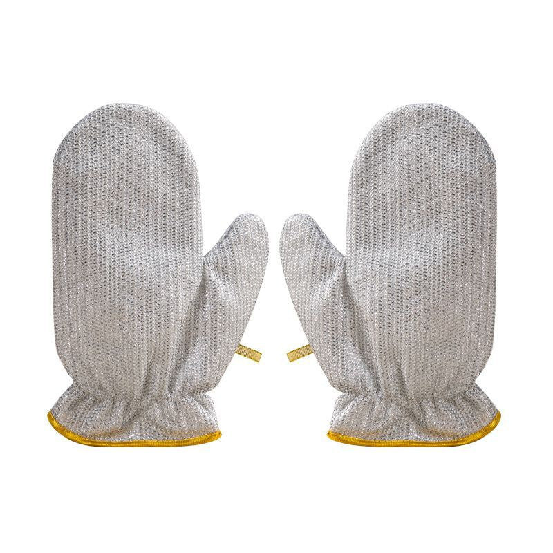 Silver wire gloves for dishwashing