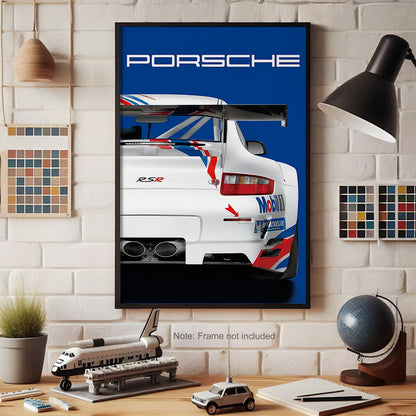 Car and sports car art print poster