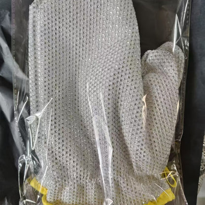 Silver wire gloves for dishwashing