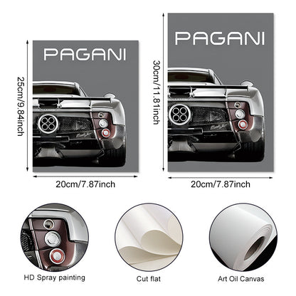 Car and sports car art print poster